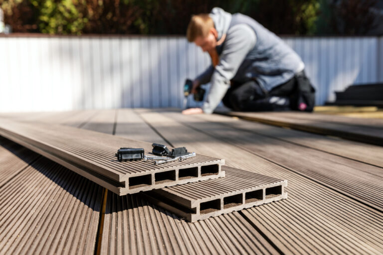 composite deck installation medium